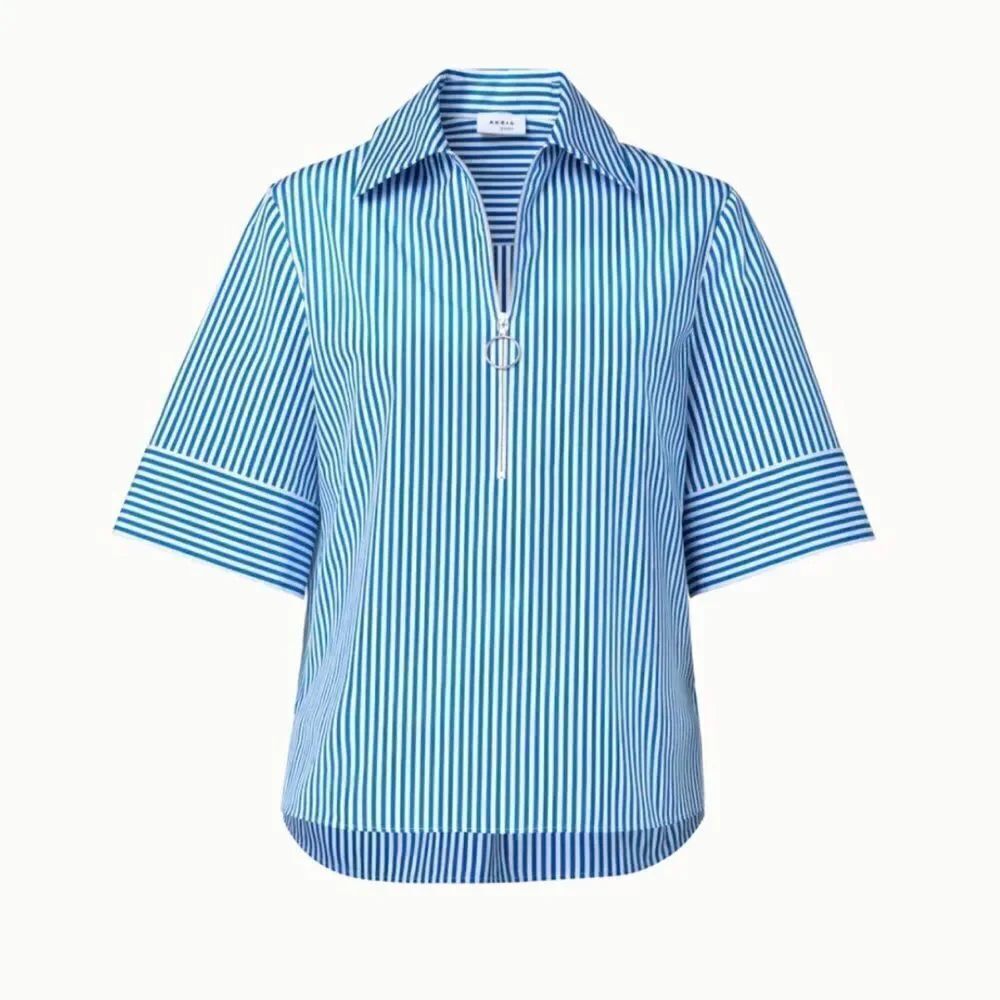 Akris Punto Striped Blouse size 6
